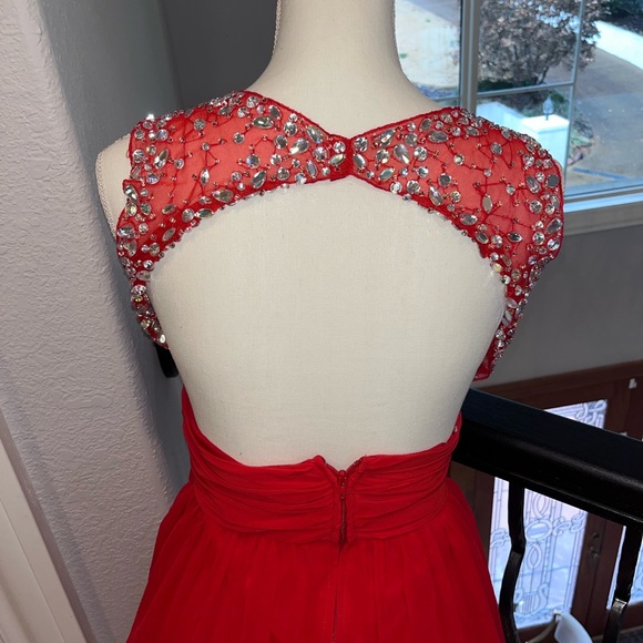 Red Mini Dress - Picture 2 of 3